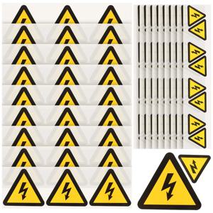 라벨 전기 안전 데칼 경고 스티커, 소형 고전압 신호, 위험 경고, 30 개