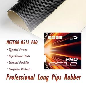 METEOR 8512 PRO 탁구 고무 긴 Pips Chop 블록 내부 에너지 스폰지 전문 Pips-long Ping Pong Topsheet OX