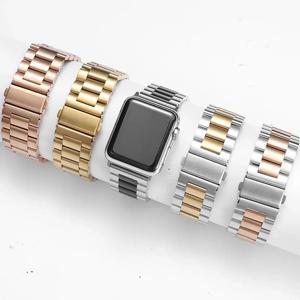 Apple Watch 밴드 용 스테인레스 스틸 스트랩 38/42mm 41mm 40/44mm 45mm 49mm 시리즈 9 8 7 6 SE Ultra 54321 iwatch 금속 팔찌