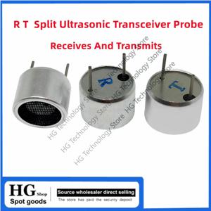 초음파 센서 프로브, 스플릿 블랙 메탈 쉘 범위, TCT10, 10mm, 40kHz, 송수신, 10PCs/로트