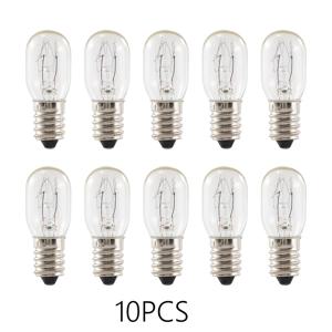 10PCS E14 소금 램프 글로브 전구 15W AC220V-240V 빈티지 백열 전구 냉장고 오븐 전구 교체