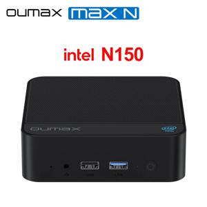 도매 OUMAX Intel N150 16GB 500GB 미니 PC 사무실 VS SOYO M2 Firebat T8 Pro GMktec 용 조용한 듀얼 1000M LAN 데스크탑 컴퓨터