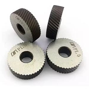 금속 커터 선반 널링 공구용 직선 대각선 널링 휠, 망상 및 직선 널링 나이프, 2 개