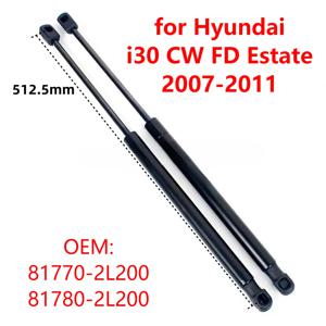 2Pcs 81770-2L200 현대 i30 CW FD Estate 2007-2011 용 자동차 뒷 트렁크 부트 테일 게이트 가스 스트럿 리프트 지지대