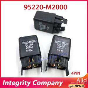 5 개/몫 원래 95220-M2000 12V 20A 4 핀 현대 자동차 에어컨 헤드 라이트 팬 릴레이