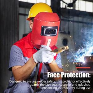 휴대용 용접 방패 용접기 헬멧 용접 휴대용 방패 헬멧 아크 Tig 고온 용 연삭 얼굴 보호대