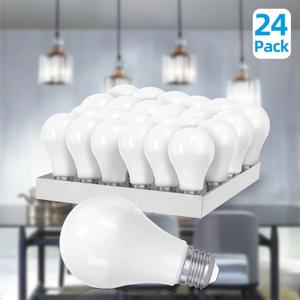 24pcs LED 전구 램프 E27 AC220V 전구 실제 전력 20W 18W 15W 12W 9W 6W 3W Lampada 거실 홈 LED Bombilla