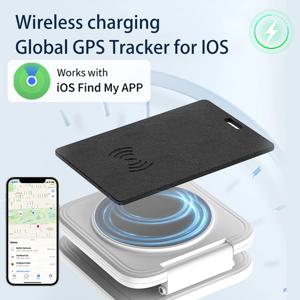 아이폰 IOS 스마트 태그 찾기 앱 MFi 블루투스 분실 방지 카드 글로벌 위치 추적기 지갑 열쇠용 충전식 GPS 트래커