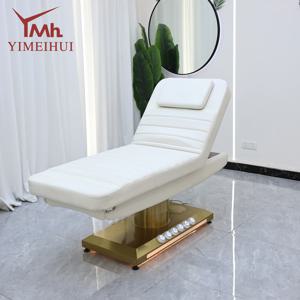 조절 가능한 전동 3모터 뷰티 속눈썹 페이셜 테이블 마사지 베드 (미용실, 스파, 웰빙 테라피용)