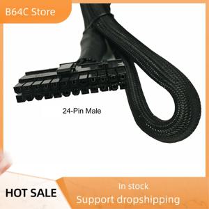 B64C 2X ATX 24핀 - 18+10핀 메인보드 PSU 모듈형 파워 서플라이 케이블 (쿨러 마스터 V550 V650 V750 V850 V700 V1000 호환)