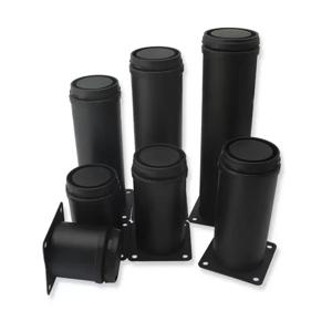 스테인레스 스틸 블랙 조절 가능한 캐비닛 발 캐비닛 소파 가구 캐비닛 피트 지지대 다리 TV 침대 티 테이블 테이블 피트