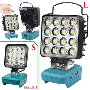 Makita 18V 리튬 이온 배터리 랜턴 용 전동 공구 부품 야외 손전등 LED 작업 조명 캠핑 램프 비상 조명 BL1830