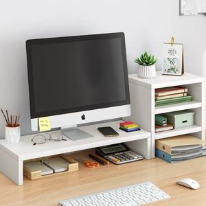 데스크탑 컴퓨터 높이 증가 스탠드, 사무실 데스크탑 스토리지 랙, 데스크탑 모니터 높이 스탠드, 베이스 높이 증가 스탠드