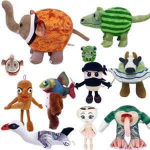 58스타일 이탈리아 브레인롯 텅 텅 텅 사후르 플러시 토이즈 텅텅 사후르 트랄라레로 트랄랄라 상어 플러시 소프트 인형 선물