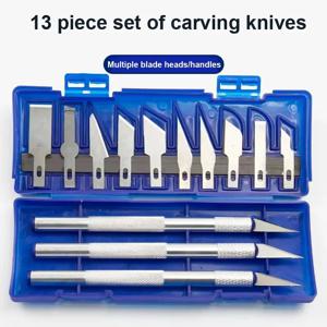 알루미늄 합금 조각 칼 도구 휴대용 종이 커터 종이 절단 수공예 모델 제작 DIY 수리 도구 금속 메스 칼