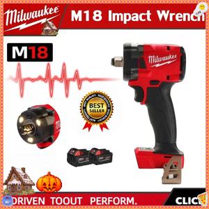 밀워키 전동 무선 렌치 브러시리스 드라이버 임팩트 드릴 전동 공구 자동차 트럭 수리용 18V 배터리용