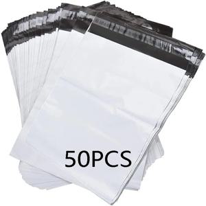 흰색 플라스틱 특급 봉투 자체 접착 밀봉 우편 봉투 불투명 택배 배송 봉투 도매 포장