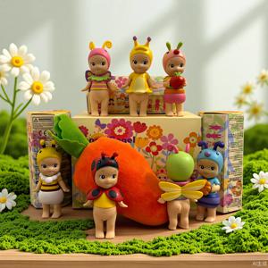 새로운 핫 고품질 소니 엔젤 미니 피규어 벌레 월드 시리즈 블라인드 박스 귀여운 미니 애니메이션 장식 어린이 서프라이즈 선물