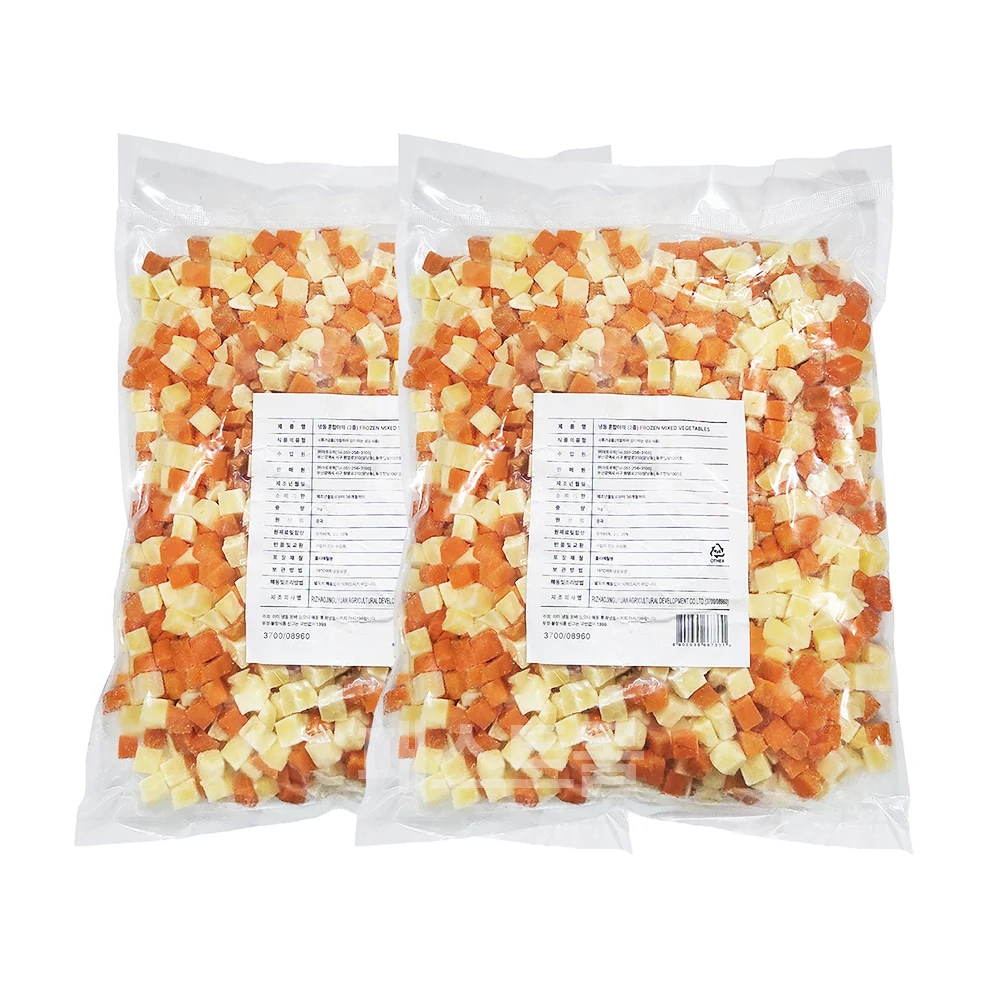 아토 냉동 혼합야채(2종_감자당근) 1kg 2개