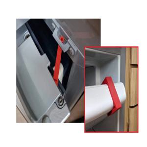 2개 RV 냉장고 도어 통풍구 캐치 (Thetford 카라반 냉장고 N90 97 100 104 109 112 150 교체용) 카라반 모터홈 액세서리