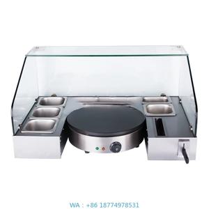 크레페 팬케이크 메이커 크레페 스테이션 220V 크레페 메이커 CE 인증 상업용 주방