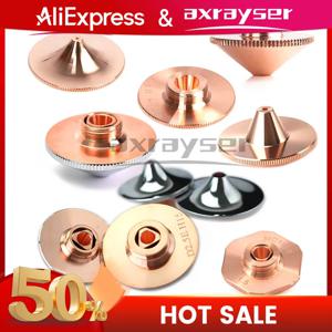 모든 유형의 레이저 노즐 섬유 절단기 Raytools Precitec WSX HSG Bodor HANS 레이저 헤드용 이중/단일 Dia.28/D32mm
