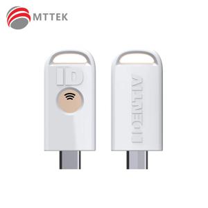 Identiv USB-C uTrust FIDO2 NFC 보안 키 - Android/PC/iPhone,FIDO, FIDO2, U2F, TOT용 2인자 인증 보안 키