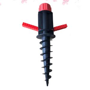 해변 우산 야외 모래 오거 텐트, 낚싯대 앵커 모래 나사 32mm