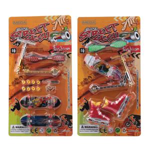 플라스틱 핑거 스케이트보드 노벨티 퍼즐 장난감, 스쿠터 롤러 스케이팅 신발 도구 키트, 스트레스 방지 감각 장난감, 남아용 재미있는 선물