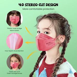 야외 방진 얼굴 보호 마스크 어린이 마스크, 컬러 수박 레드, 10 개, 50 개, 100 개