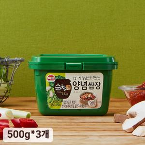 [사조공식샵] 해표순창궁 양념쌈장 500g * 3개