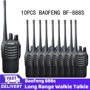 Baofeng 오리지널 BF-888S 워키토키, UHF 400-470MHz 양방향 라디오, 하이킹 및 운전 투어 몰 병원용, 도매 10 개