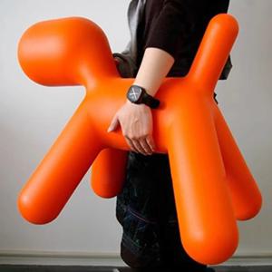 북유럽 창의적인 강아지 디자인 의자, 플라스틱 어린이 의자, 귀여운 만화 유치원 달마시안 개 동물 의자, 가정 가구