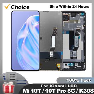 샤오미 미 10T 5G 디스플레이 10T Pro 5G LCD M2007J3SG, 레드미 K30s LCD M2007J3SC 디스플레이 교체 부품용 6.67인치 IPS 선택