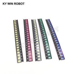 1206 SMD LED 키트, 레드 화이트 그린 블루 옐로우 1206 LED 키트, 오렌지 웜 화이트 스트립, 100 개 = 5 색 x 20 개