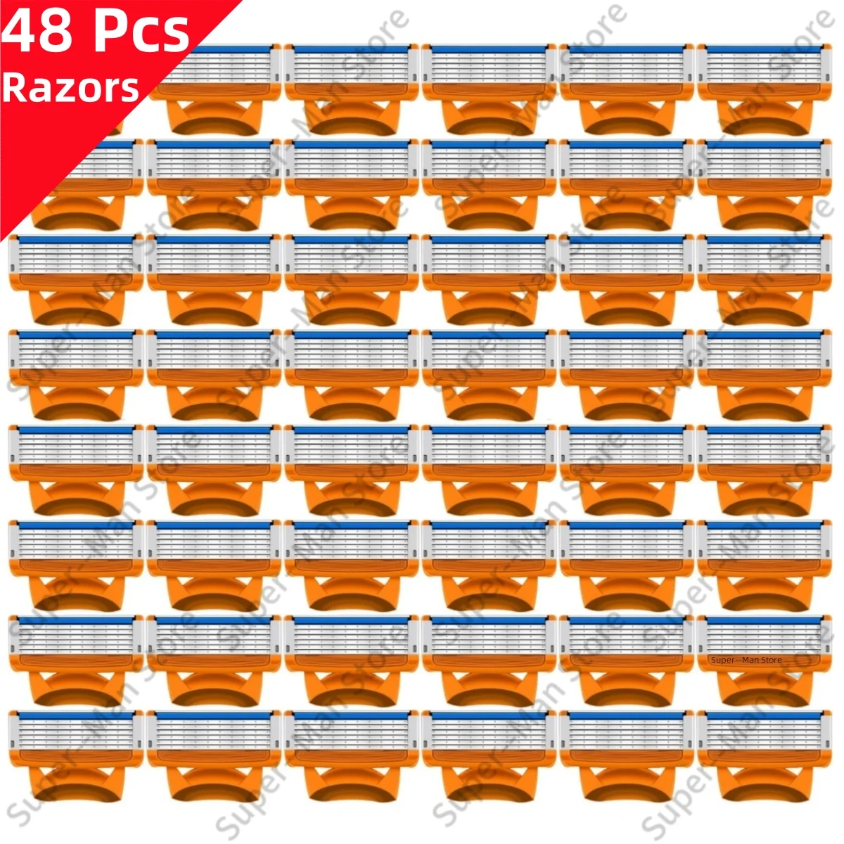 퓨전 시리즈 새로운 5겹 면도날, 교체용 면도날, 빈티지 습식 면도 안전 면도기, 피부 보호 클래식 면도기