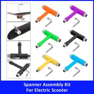 T 모양 알렌 키 다기능 T 모양 스케이트 보드 렌치 전기 스쿠터 MTB 자전거 부품 래칫 소켓 도구에 대한 조정 도구