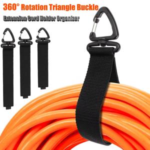10/5/1PCS 회전 버클 와이어 관리자 전원 코드 관리 케이블 호스 용 나일론 헤비 코드 보관 스트랩 자동차 주최자 홀더