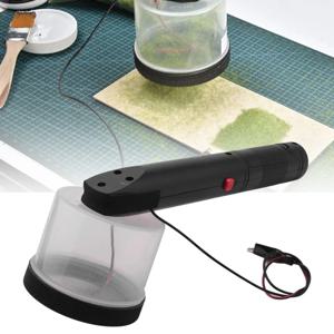 ABLP 미니어처 풍경 모델 재료 몰려 들고 정적 잔디 애플리케이터 모델링 취미 공예 액세서리