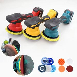 자동차 폴리 셔 왁싱 기계 Makita/Dewalt/Milwaukee 21V 배터리 용 8 위치 조정 가능한 전기 왁싱 도구