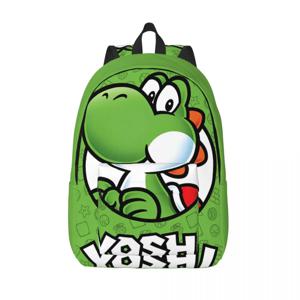 슈퍼 마리오 브라더스 요시 만화 게임 패션 배낭 야외 학교 비즈니스 애니메이션 액션 데이 팟 남성 여성 노트북 캔버스 가방