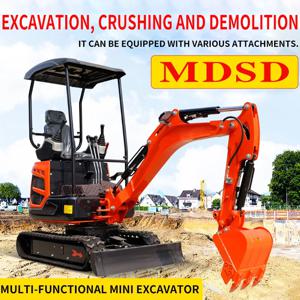 공장 직판 1.2톤 미니 크롤러 굴삭기 EPA EURO5 엔진 유압 굴삭기 농업용 굴삭기 맞춤 판매