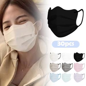 트렌디한 마카롱 나비 페이스 마스크 대형 웨이브 통기성 세련된 눈 보호 V자형 페이스 컨투어 여성용