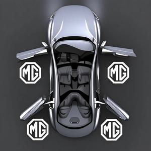 MG ZS 5 7 6 Cyberster MG4 EV ES5 HS ONE GT GS MG3 3SW MARVEL R 스콜피오용 MG HD LED 웰컴 라이트 자동차 도어 프로젝터 램프 2개