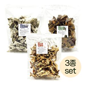 시원밥상 바삭한 부각 3종 세트 고추부각+김부각+다시마튀각 250g 건강한 간식 과자 안주 반찬