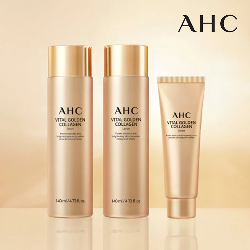 AHC 바이탈 골든 콜라겐 토너/로션/크림 3종 스킨 기초 화장품
