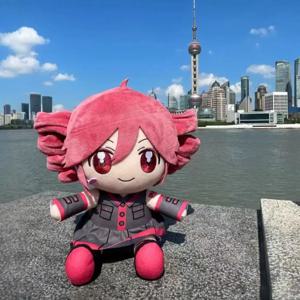 카사네 테토 플러시 인형 부드러운 베개 홈 장식 애니메이션 주변기기 플러시 디바 Vtuber 카와이 20cm 인형 테토 장난감 어린이 성인
