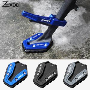 ZONTES 368 G 368G 501G 2024 2025 2026 오토바이 풋 킥스탠드 사이드 스탠드 확대 패드 페달 보조 블록 밸브 캡