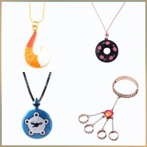 애니메이션 캣 누아르 링 걸스 주변기기 목걸이, 액세서리, 펜던트, 열쇠고리, 반지, 브로치, 보석, 레디, 장난감 선물