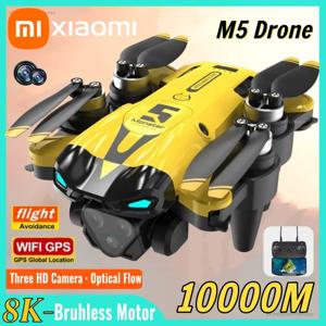 Xiaomi M5 드론 프로페셔널 8K 3개 카메라 360 °   장애물 회피 사진 광학 흐름 포지셔닝 브러시리스 드론 NEW